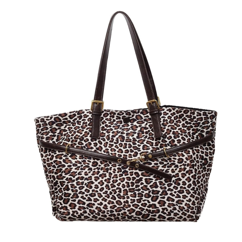 Leopard Print Tote Bag for Women