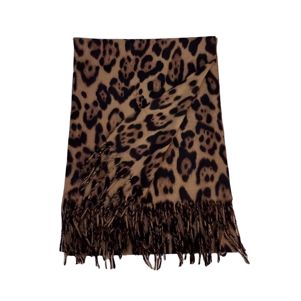 Leopard Cheetah Animal Print Scarf