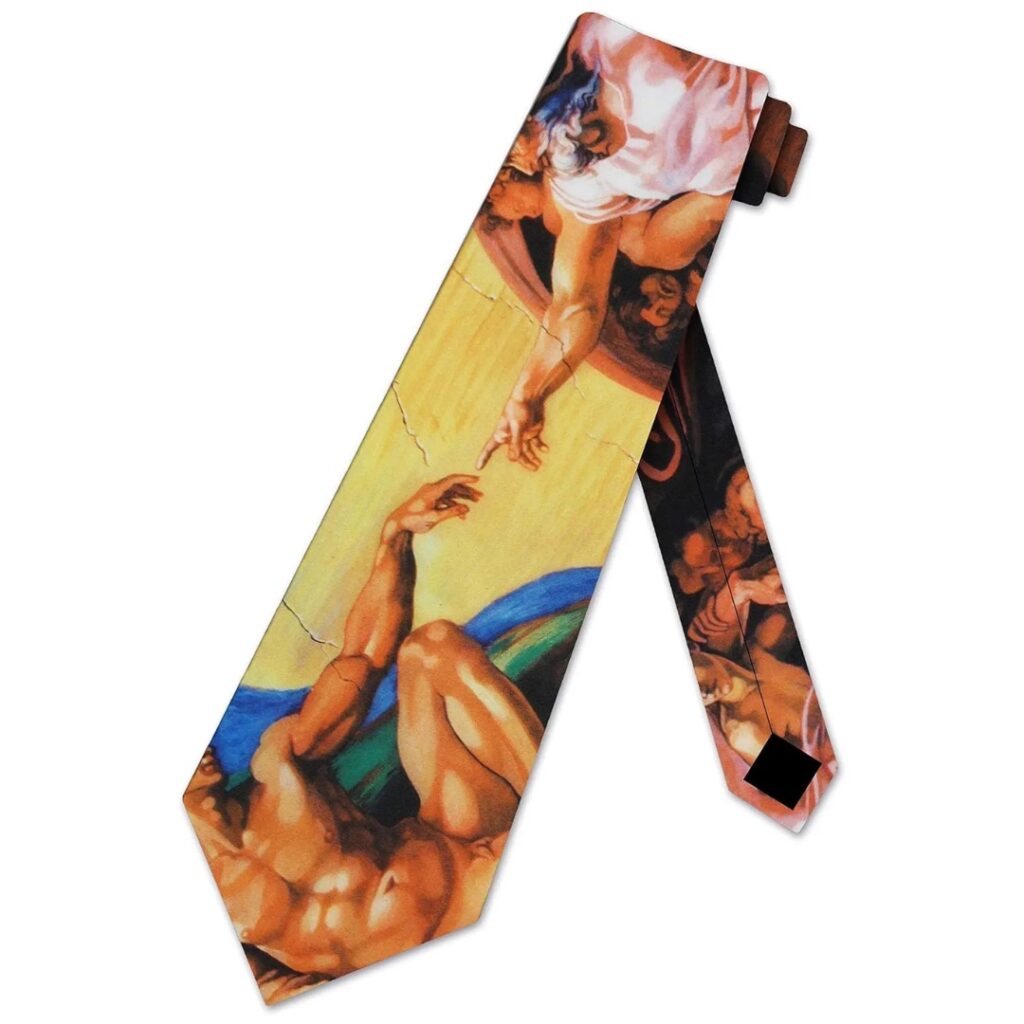 Michelangelo Creation of Adam Tie NeckTies